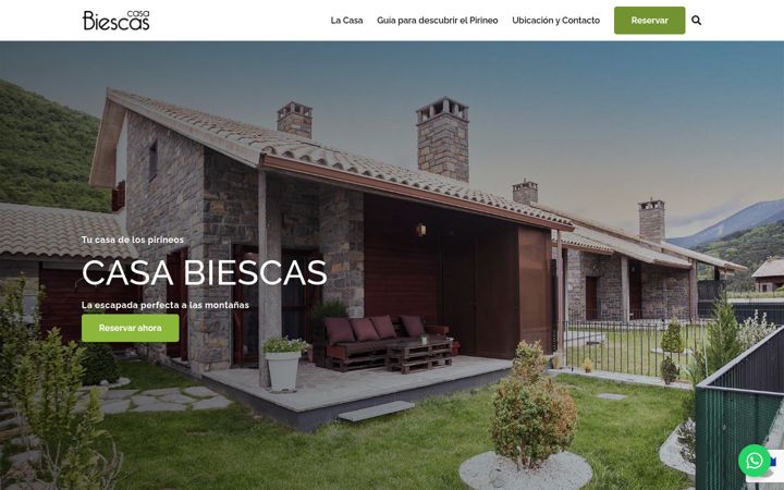Zrzut ekranu casabiescas.es