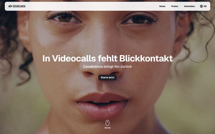 Zrzut ekranu casablanca.ai