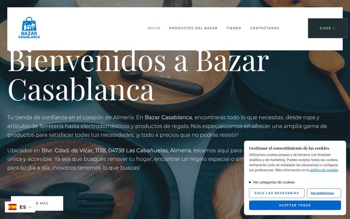 Screenshot of casablancabazar.com