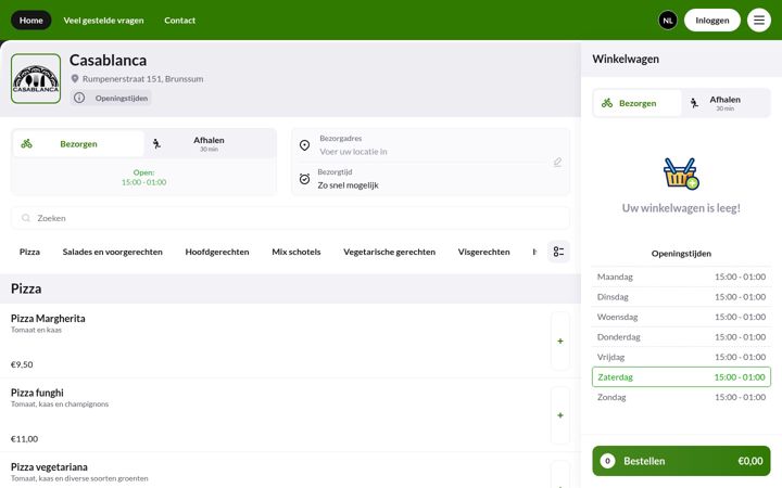 Screenshot of casablancabrunssum.nl