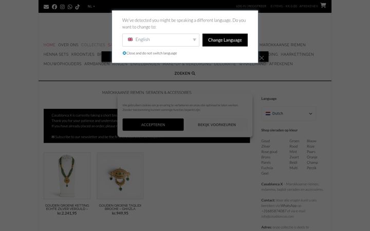 Screenshot of casablancax.com