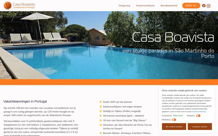 Screenshot of casaboavista.com