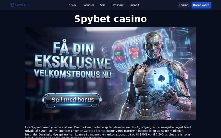 Screenshot of casabohr.dk
