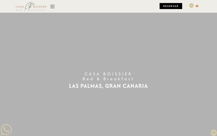 Screenshot of casaboissier.com