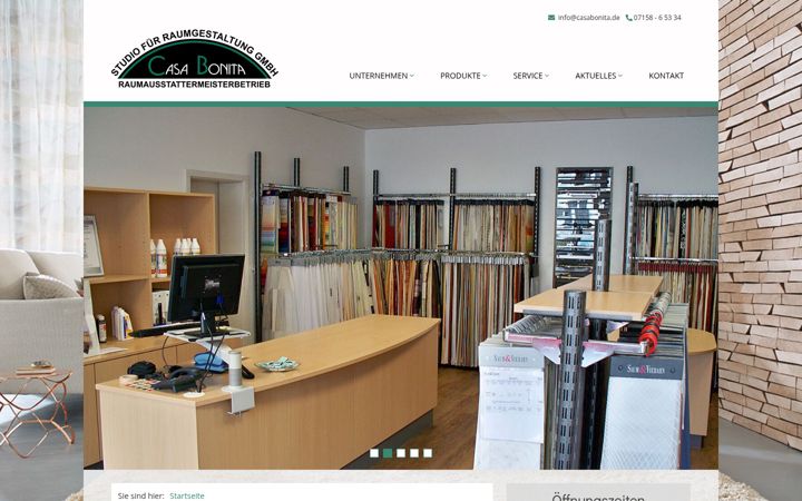 Screenshot of casabonita.de