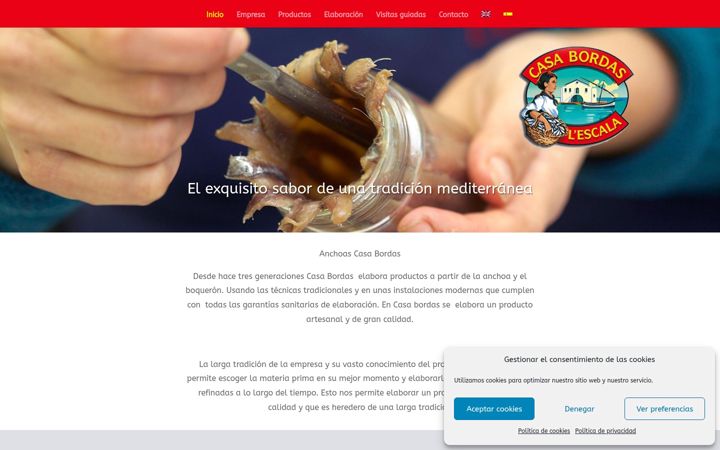 Screenshot di casabordas.es