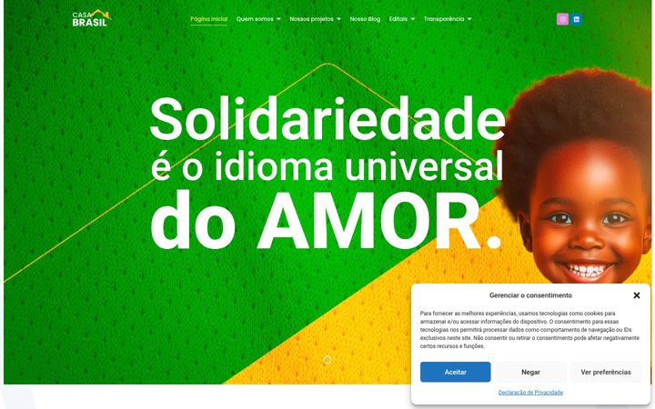 Ekrano kopija casabrasil.org.br