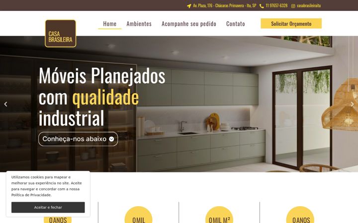 Ekrano kopija casabrasileiraitu.com.br