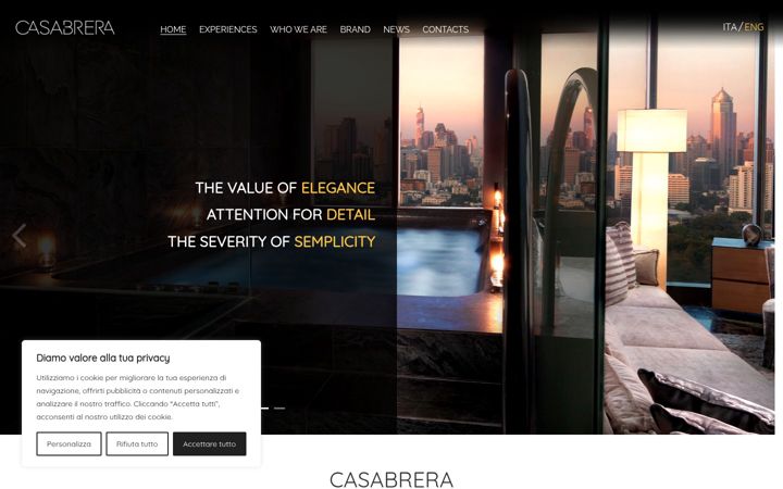 Screenshot of casabrera.eu