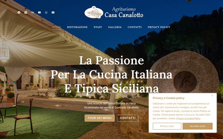 Screenshot of casacanalotto.it