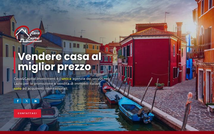 Screenshot of casacapitalinvestmentitalia.com