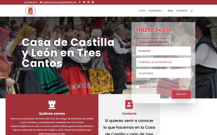 Screenshot of casacastillayleon3c.es