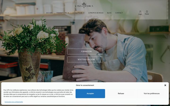 Screenshot von casaceram.fr