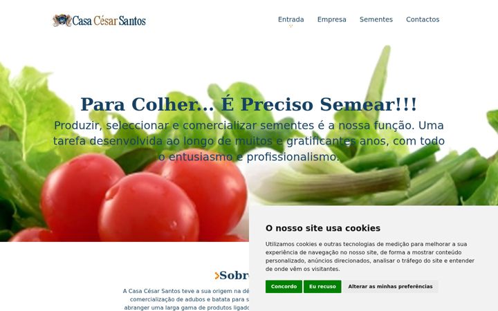 Screenshot of casacesarsantos.com