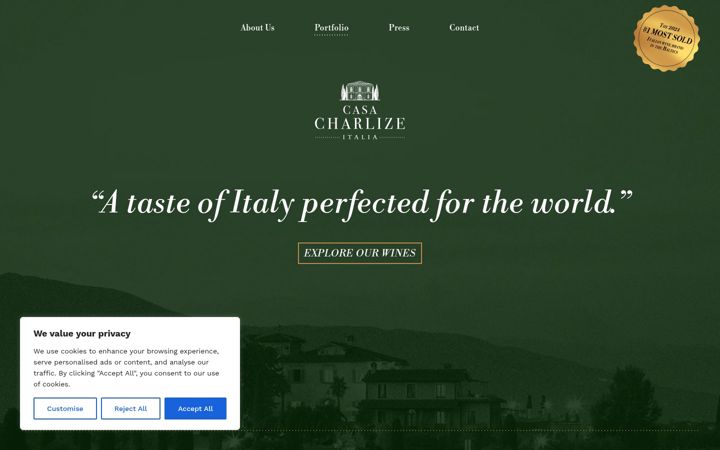Screenshot of casacharlize.it