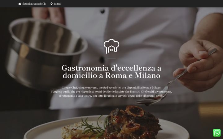 Screenshot of casachef.it
