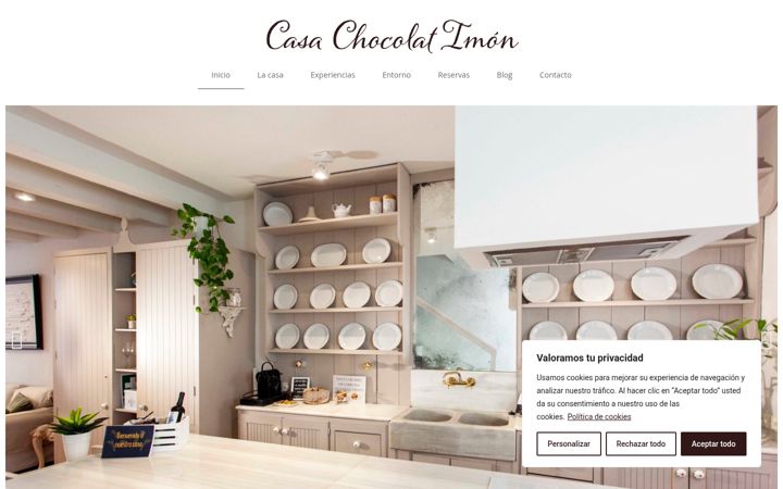 Screenshot of casachocolat.es