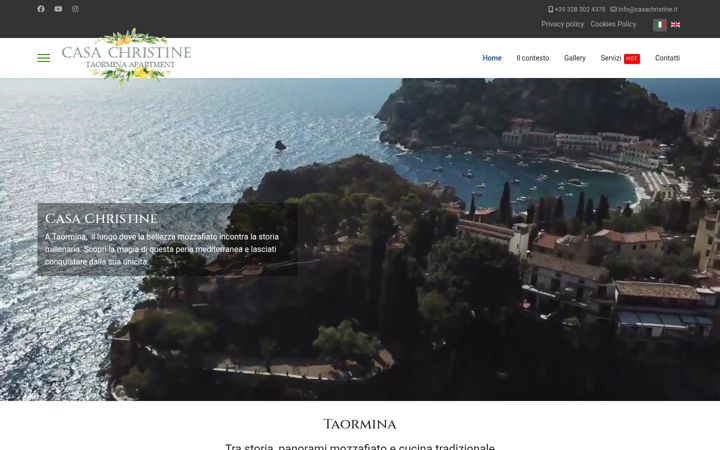 Screenshot of casachristine.it