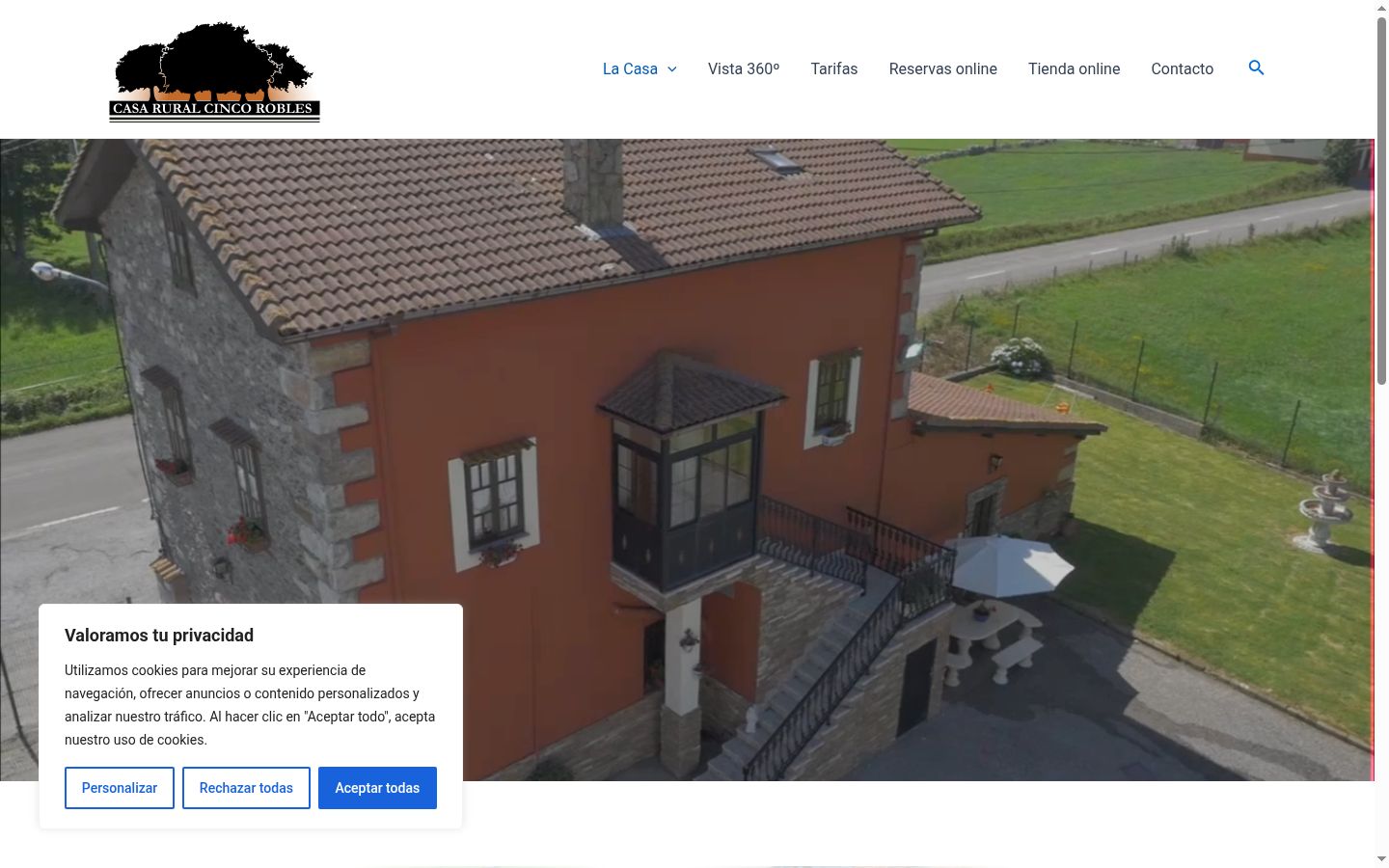 Snímek obrazovky baneru souhlasu zobrazeného před jakoukoli interakcí
