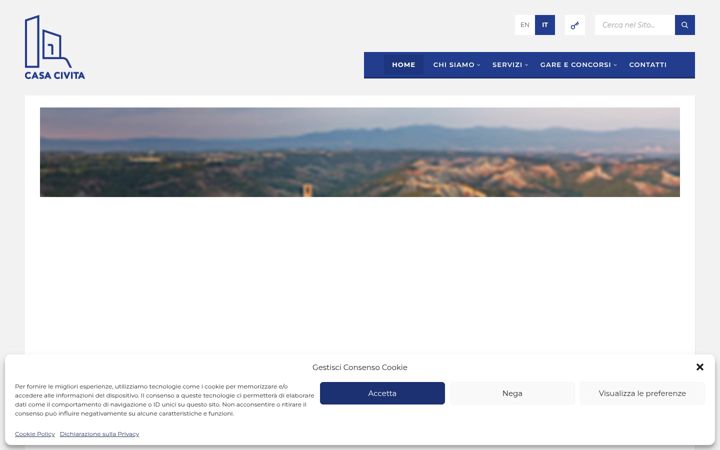 Screenshot ta' casacivitabagnoregio.it