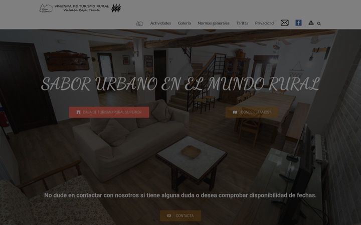 Screenshot of casaclemen.es