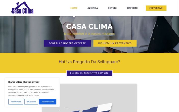 Screenshot of casaclima.tech