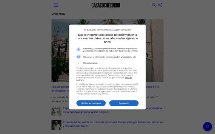 Screenshot of casacochecurro.com