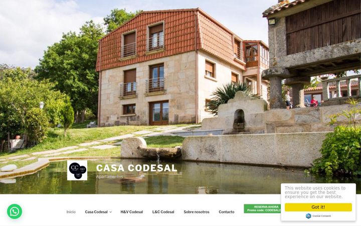 Screenshot of casacodesal.com