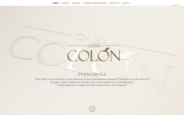 Screenshot of casacolon.com