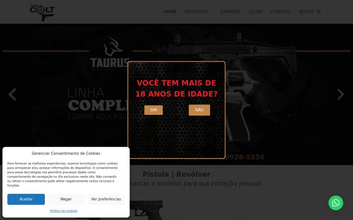 Ekrano kopija casacolt.com.br