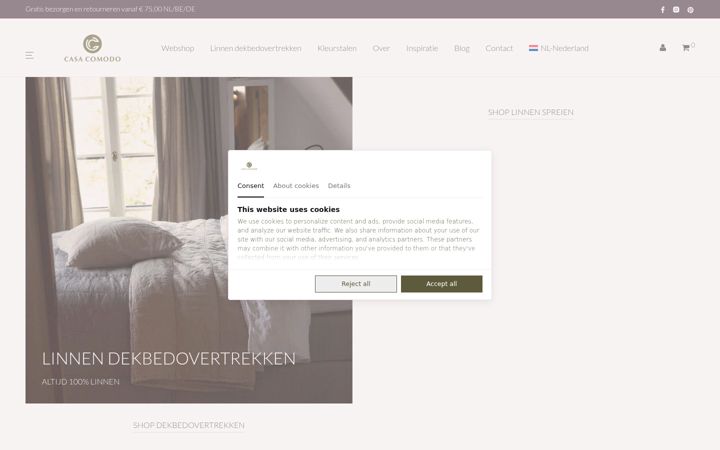 Skærmbillede af casacomodo.nl