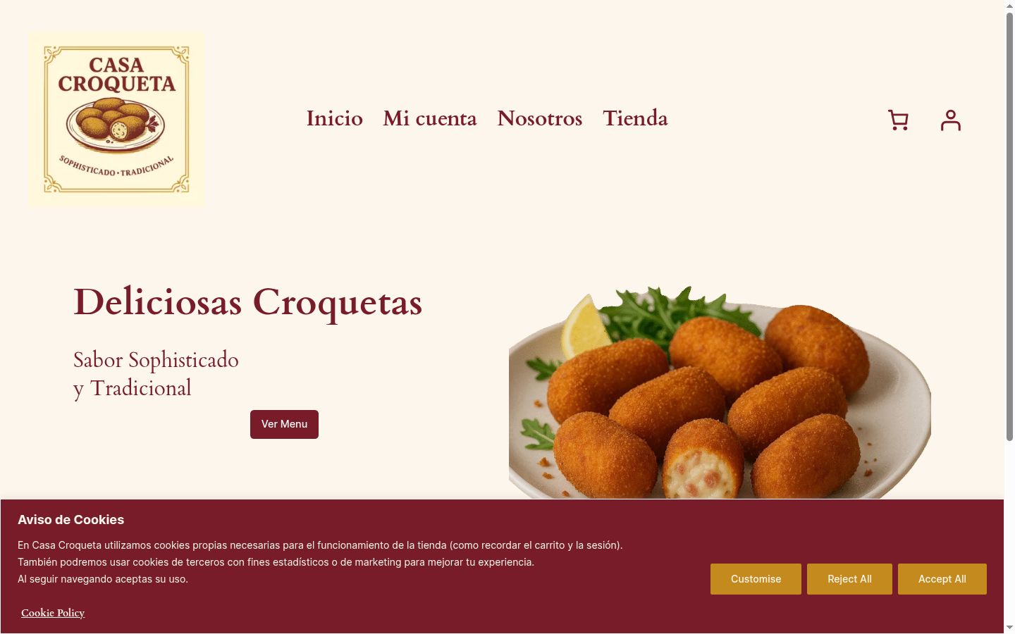 Screenshot tal-banner tal-kunsens muri qabel kwalunkwe interazzjoni