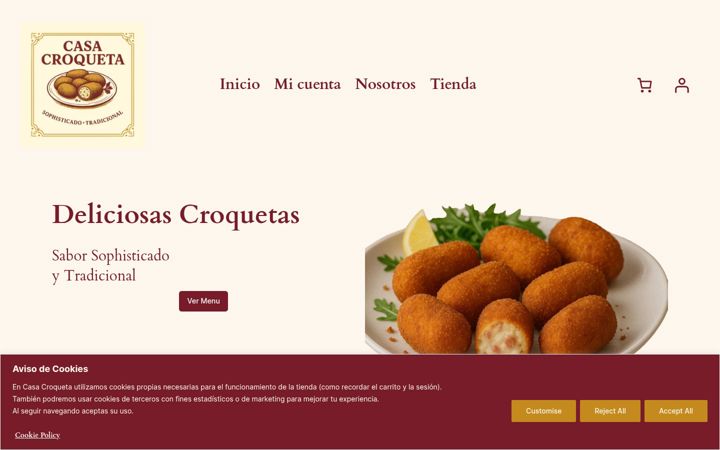 Screenshot of casacroqueta.com
