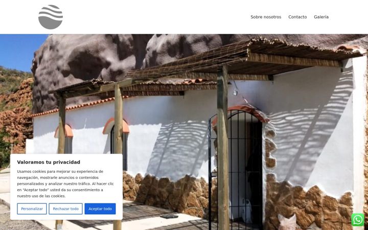 Screenshot of casacuevagranada.es