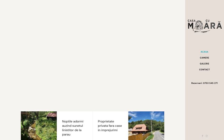 Screenshot of casacumoara.ro