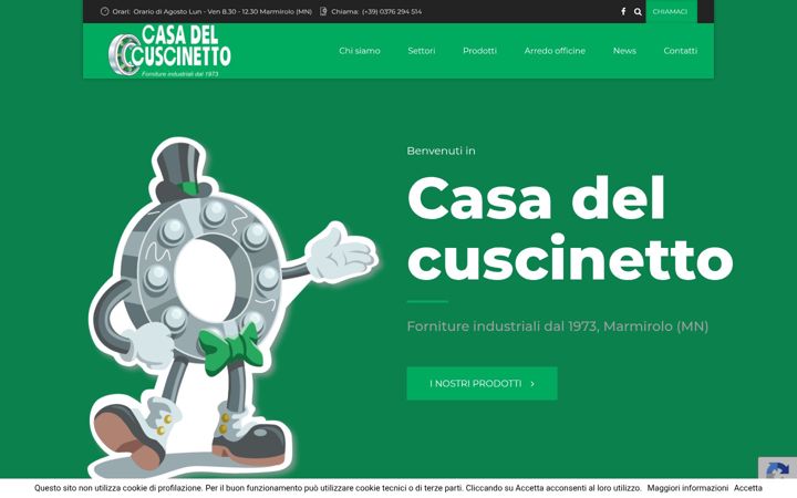 Screenshot of casacuscinetto.net