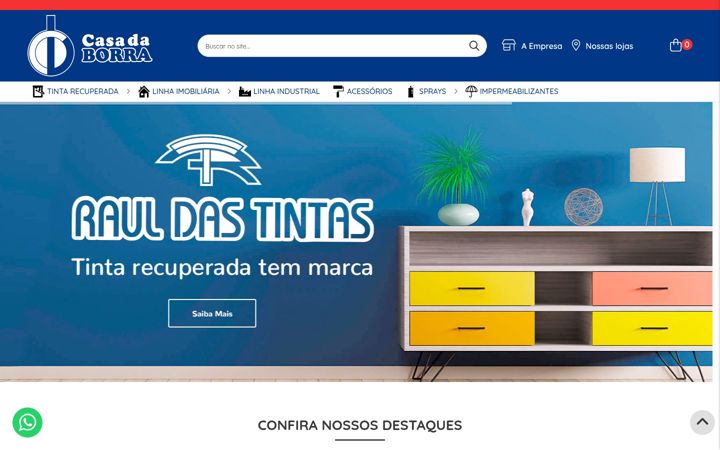 Ekrano kopija casadaborra.com.br