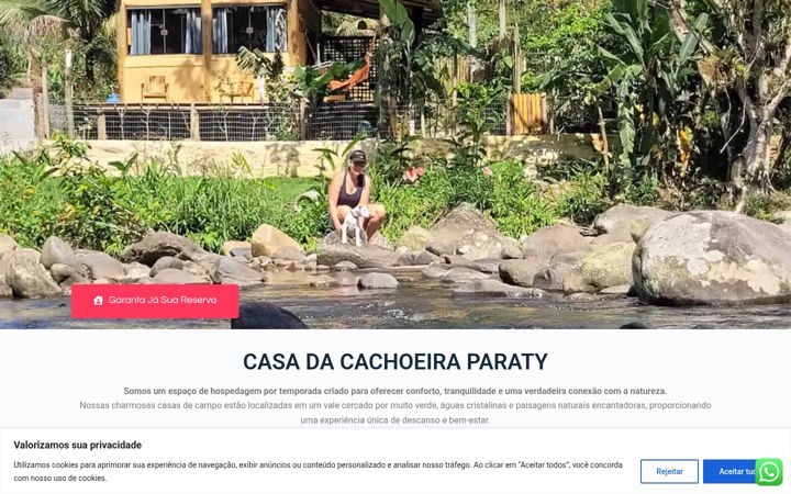 Ekrano kopija casadacachoeira.com.br