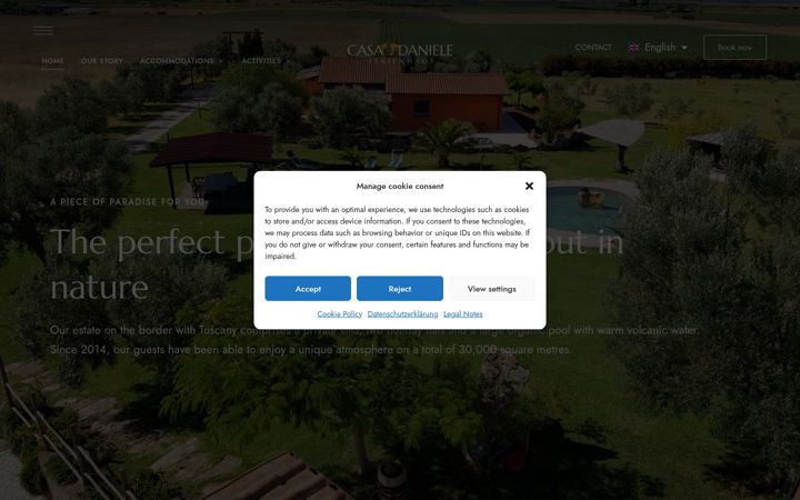 Screenshot of casadaniele.info