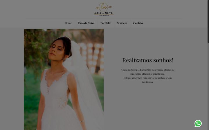 Ekrano kopija casadanoivalidiamartins.com.br