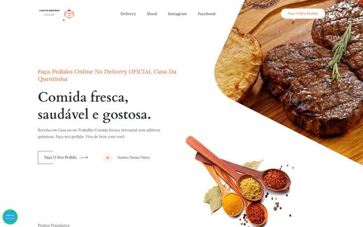 Ekrano kopija casadaquentinha.com.br