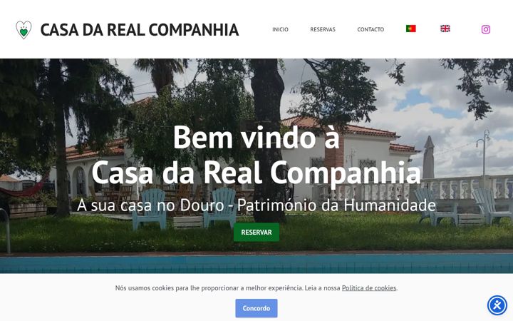 Screenshot of casadarealcompanhia.com