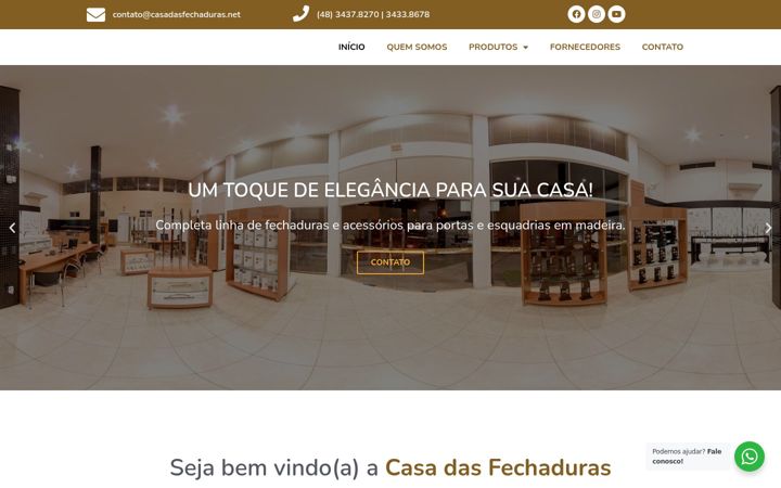 Snímek obrazovky casadasfechaduras.net