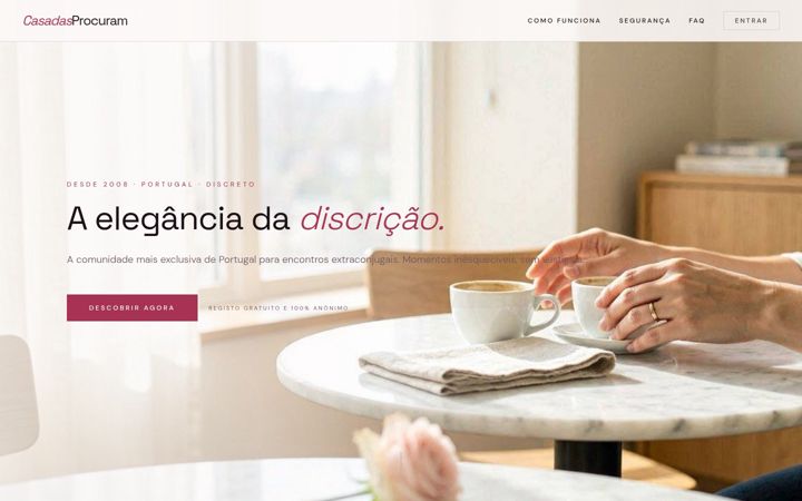 Screenshot of casadasprocuram.com