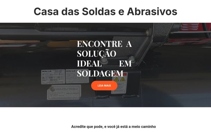 Screenshot of casadassoldas-es.com.br
