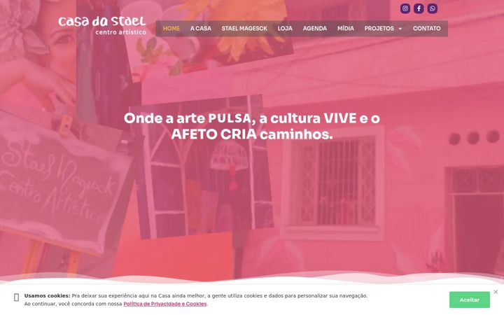 Screenshot of casadastael.com.br