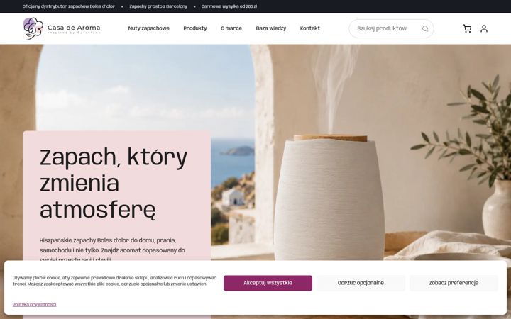 Screenshot of casadearoma.pl