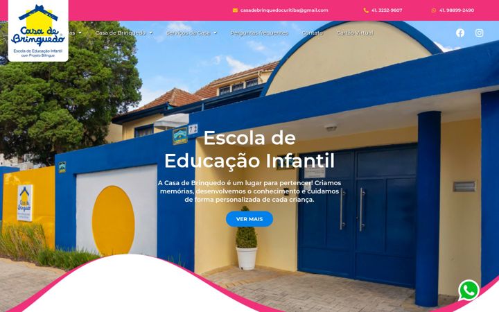 Screenshot of casadebrinquedo.com.br