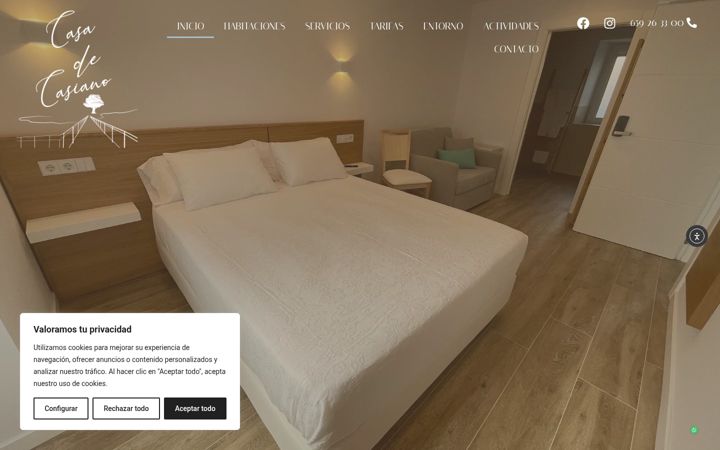 Screenshot of casadecasiano.com