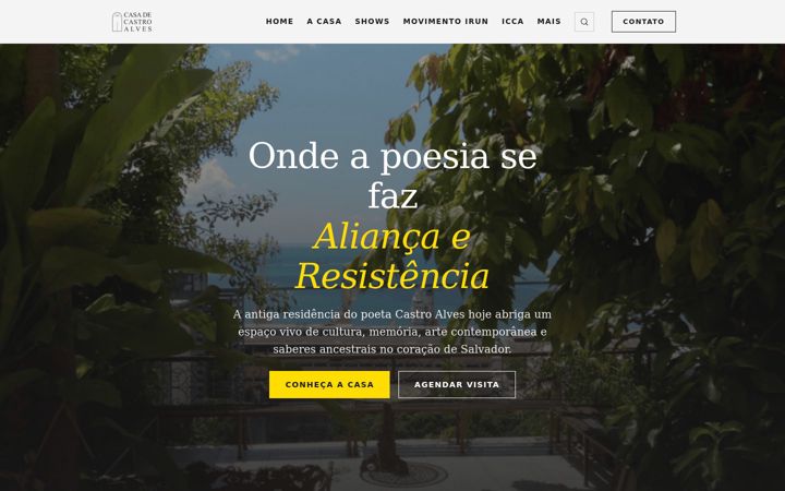 Screenshot of casadecastroalves.com.br